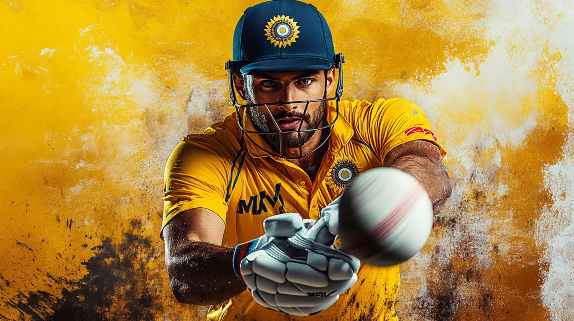 A cricket player in a yellow jersey is featured next to the 'cricket X' logo, highlighting the modern, fast, and exciting way to bet on cricket with the GDEVO app.