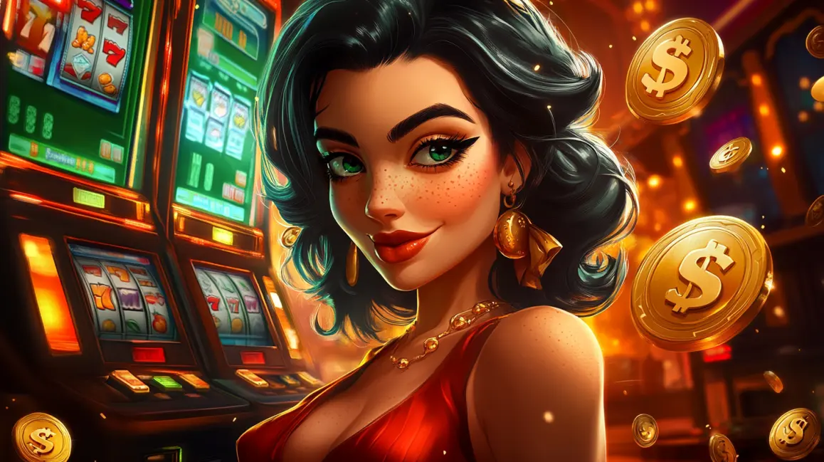 In a packed stadium, a woman holds a phone with a sports betting app, showcasing the thrilling live betting experience and instant access to odds you get with GDEVO.